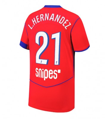 Paris Saint-Germain Lucas Hernandez #21 Tercera Equipación 2025-26 Manga Corta
